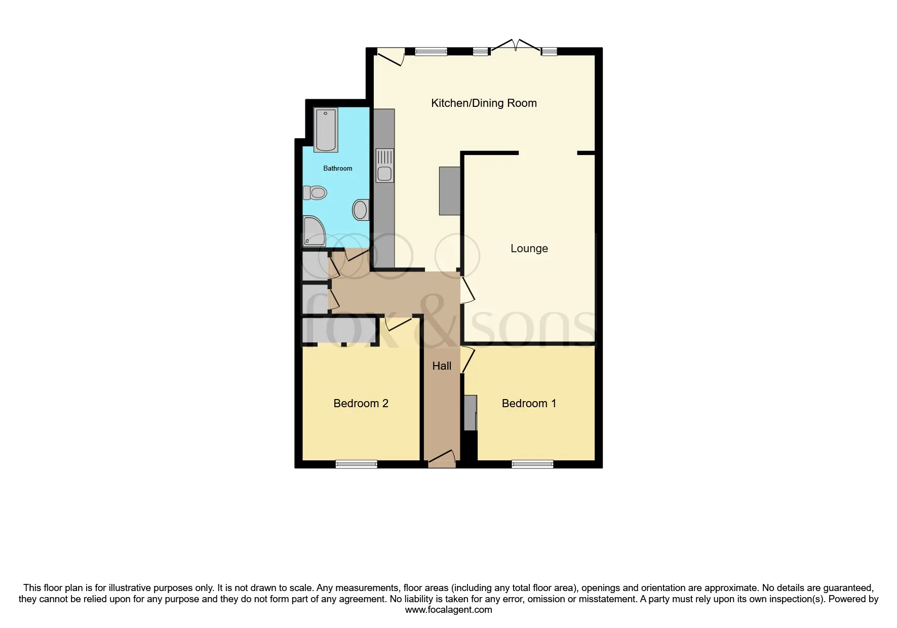 2 bed Terraced Bungalow