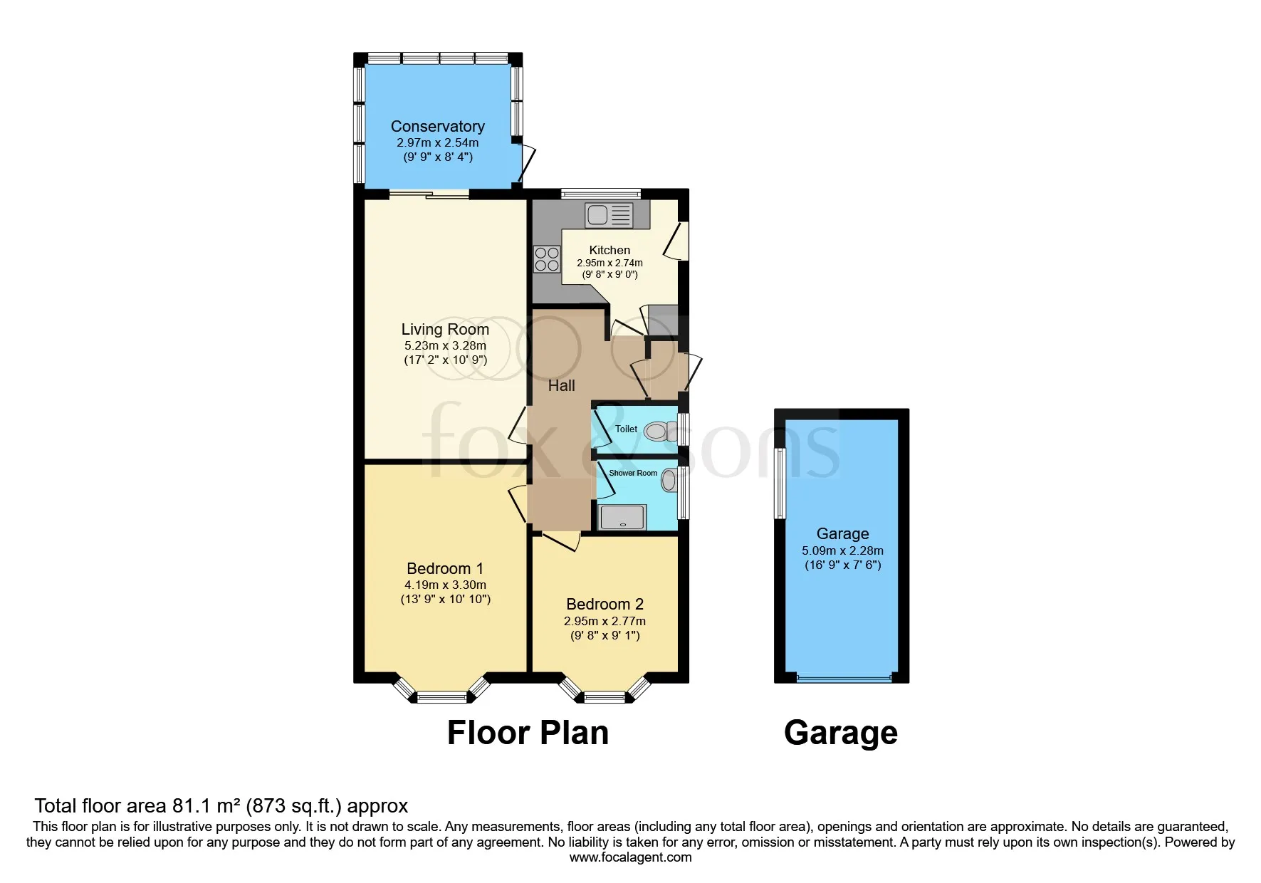2 bed Semi-Detached