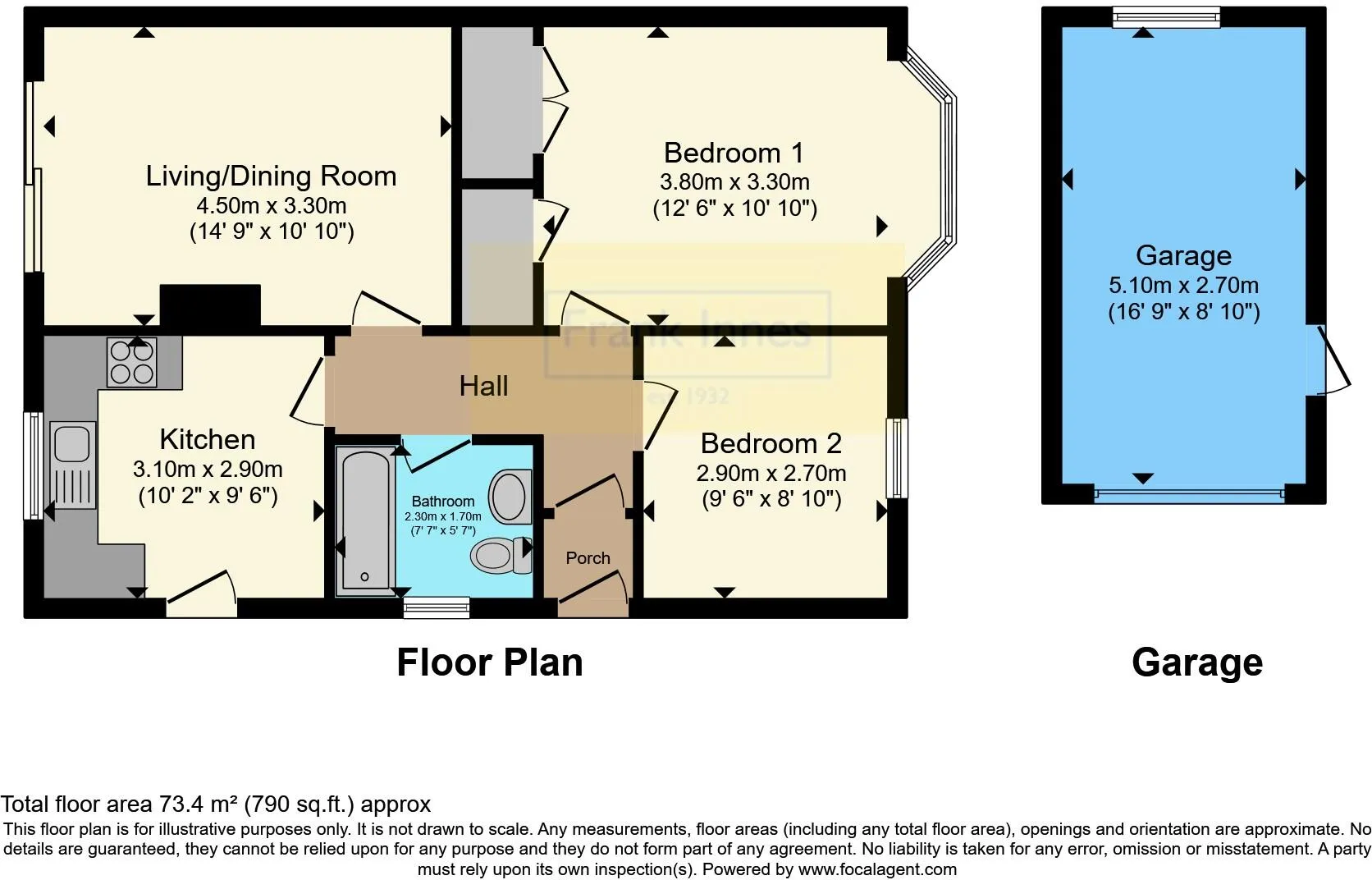 2 bed Bungalow