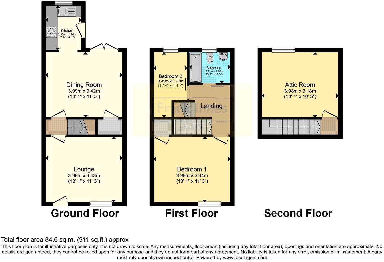 3 bed House