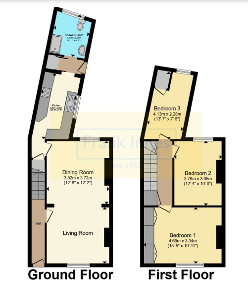 3 bed End of Terrace