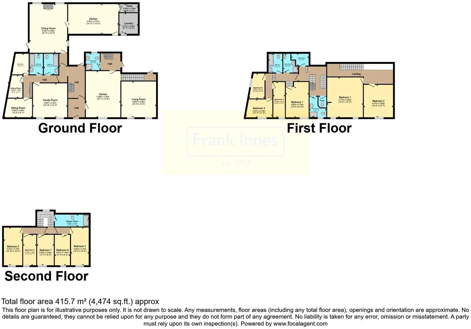 8 bed Character Property