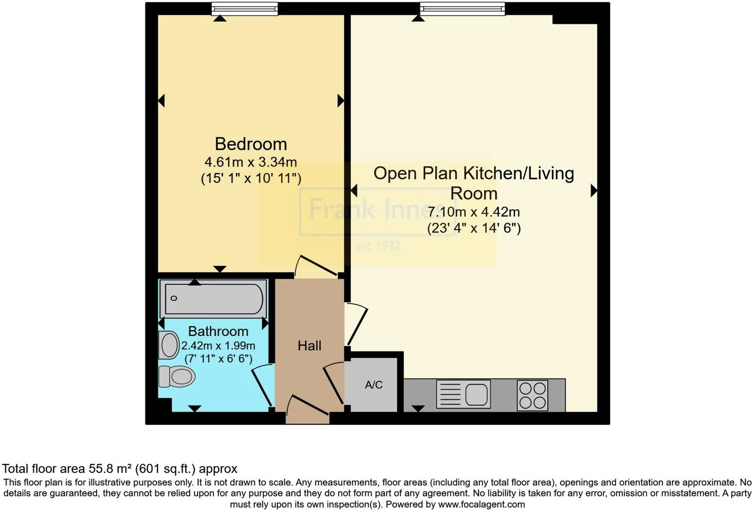 1 bed Apartment