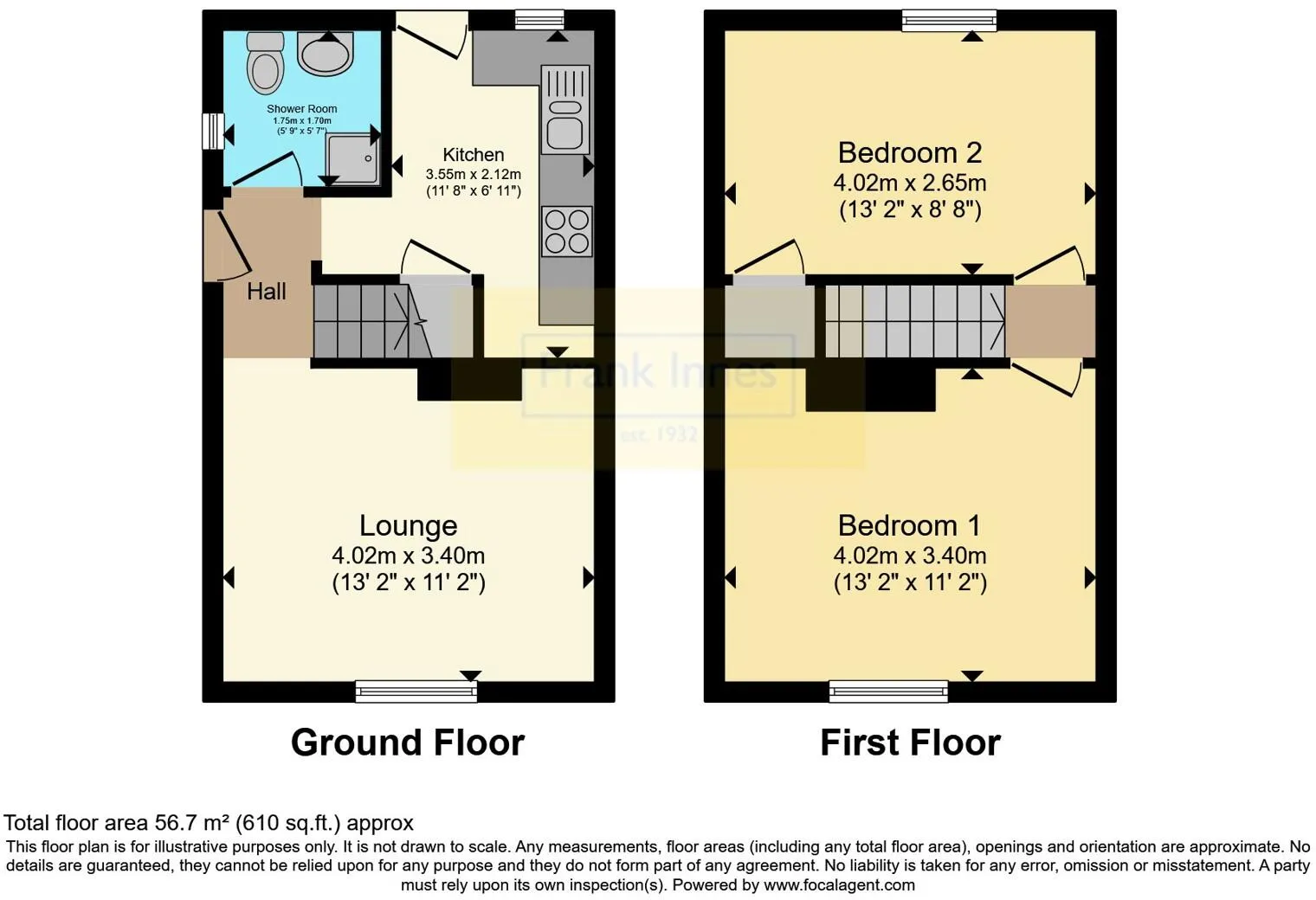 2 bed Semi-Detached