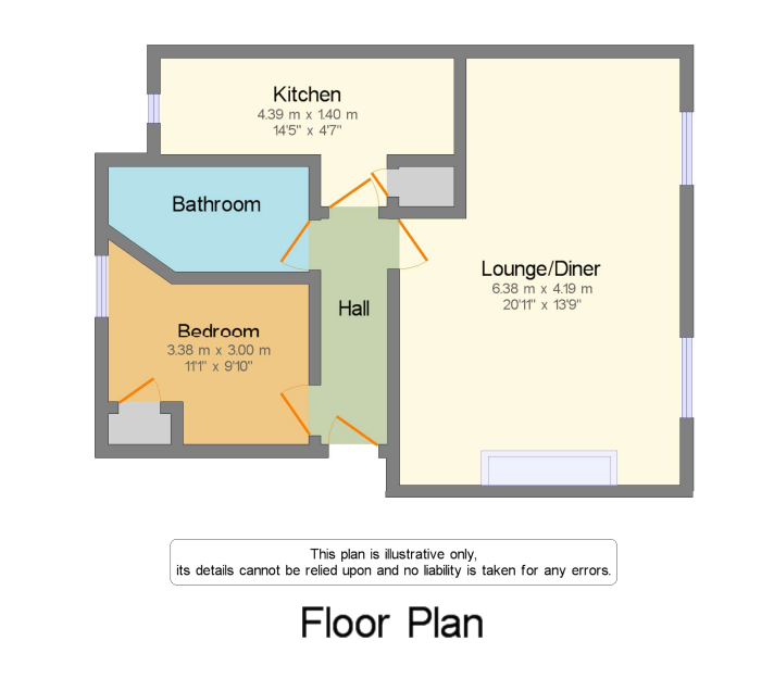 1 bed Apartment