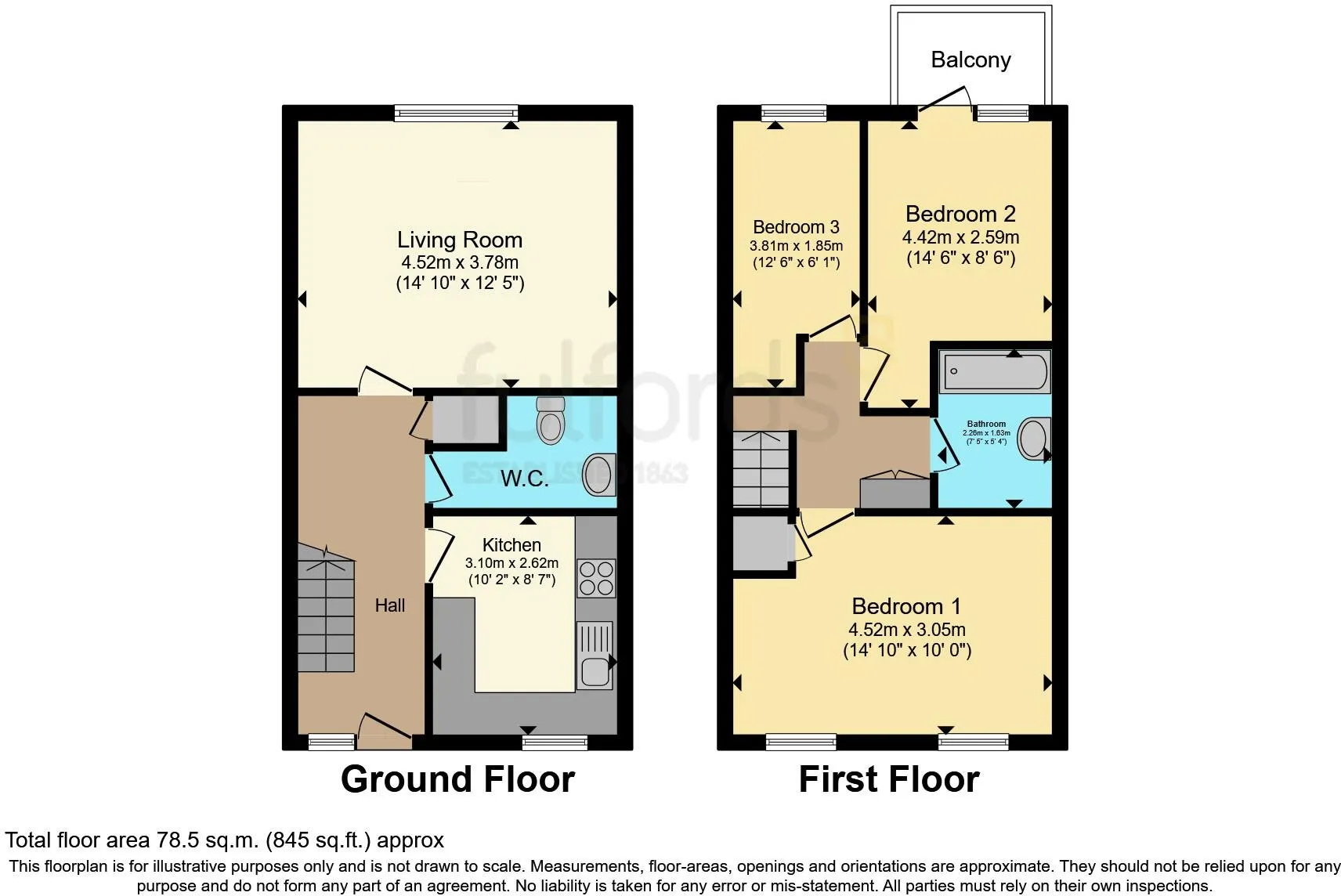 3 bed Maisonette