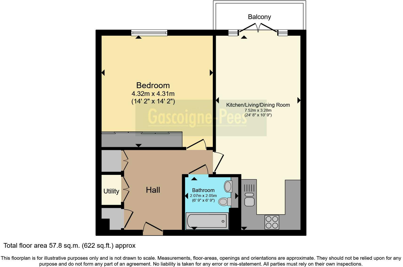 1 bed Apartment