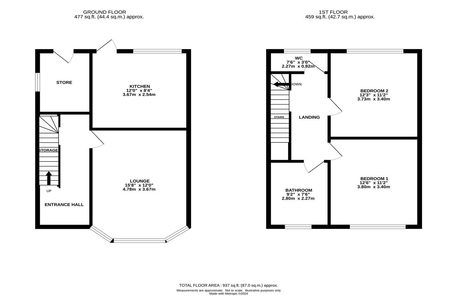 2 bed Semi-Detached