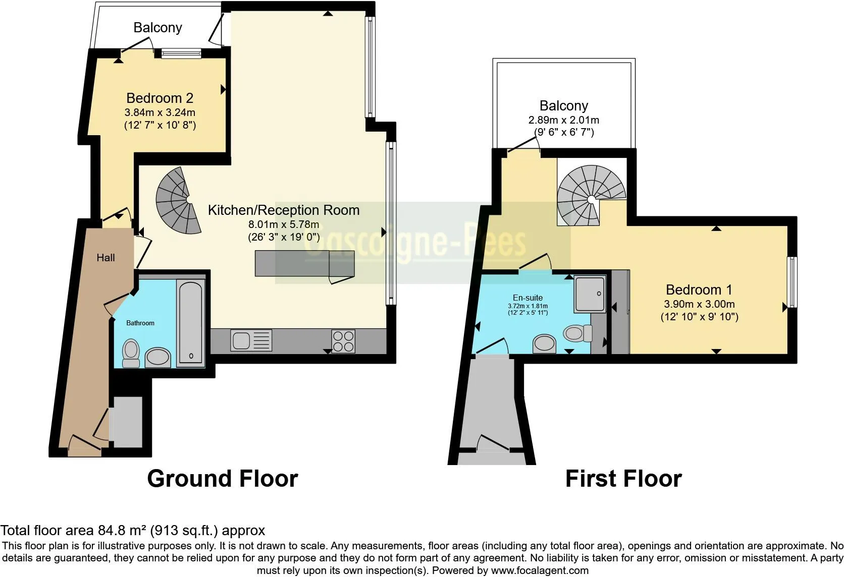 2 bed Duplex