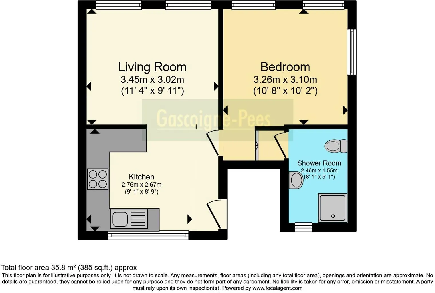 1 bed Apartment