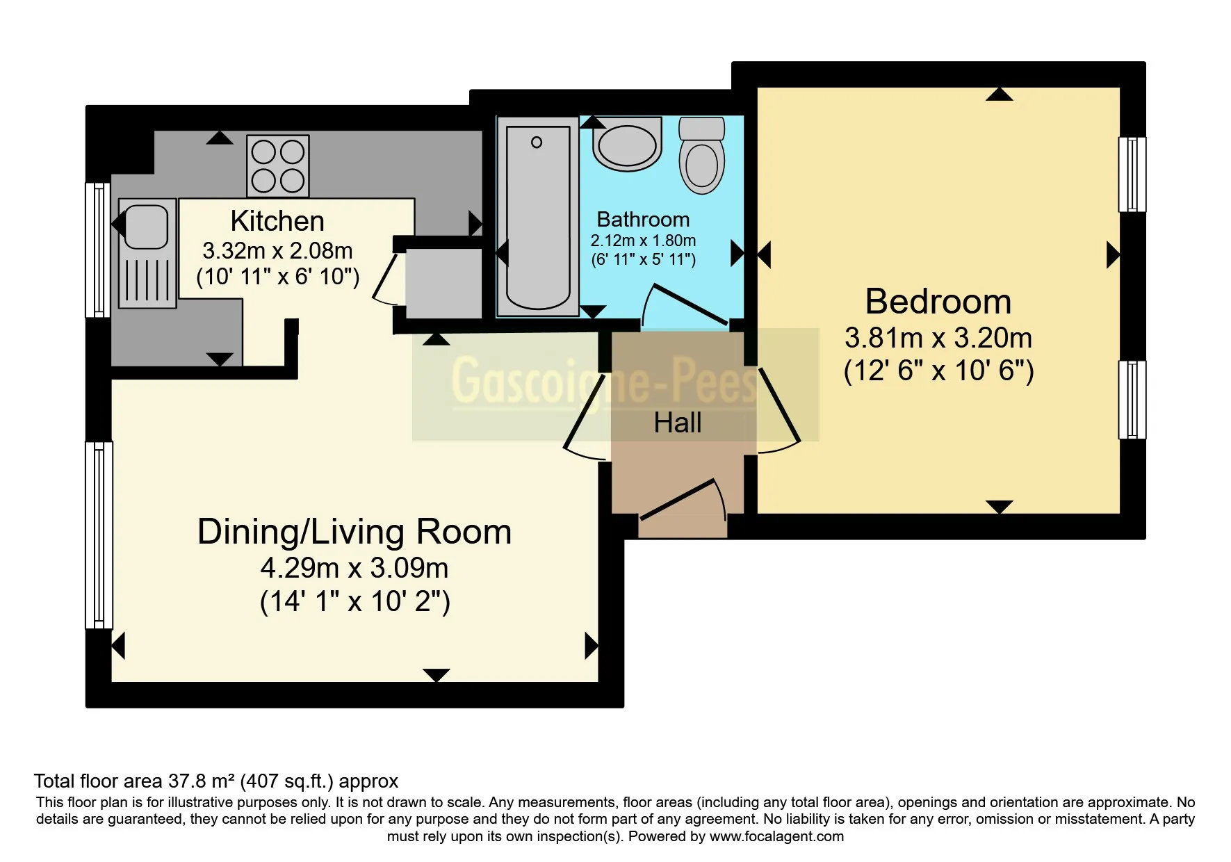 1 bed Apartment
