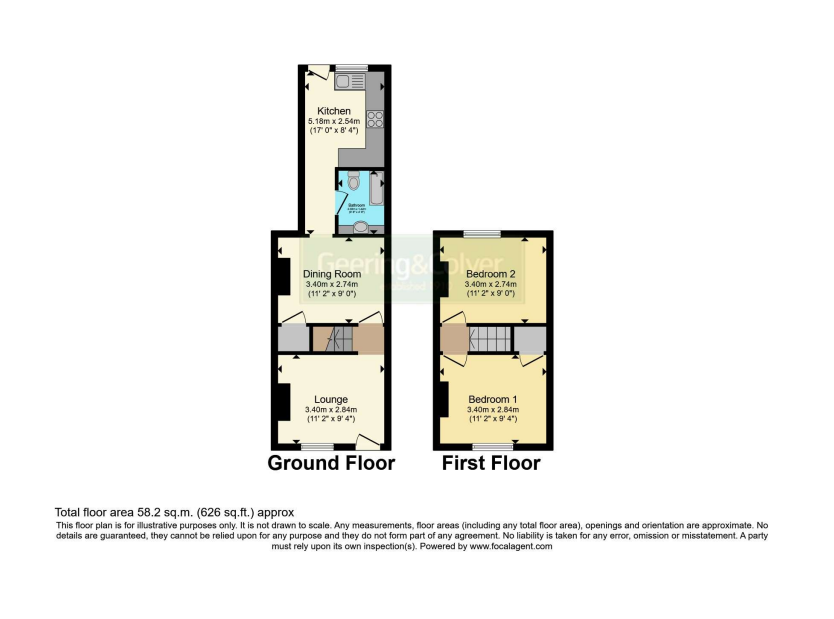 2 bed End of Terrace