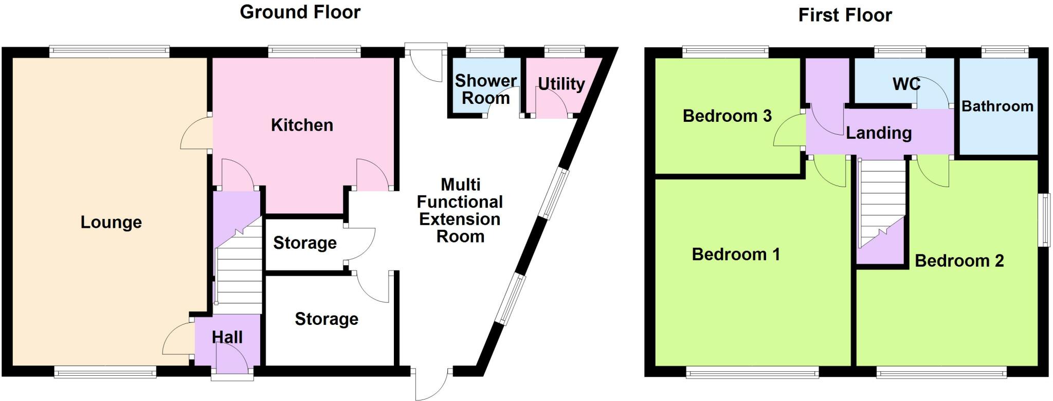 3 bed End of Terrace