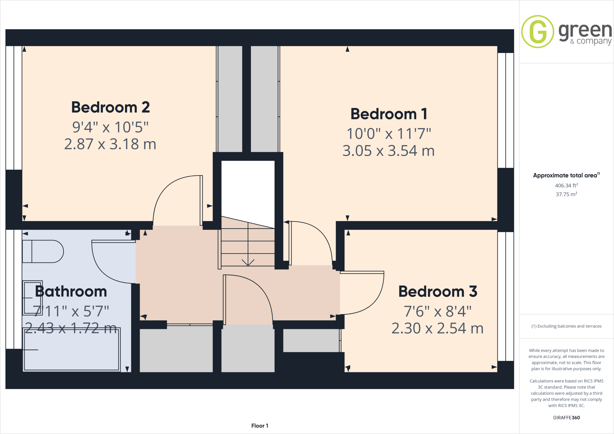 3 bed End of Terrace