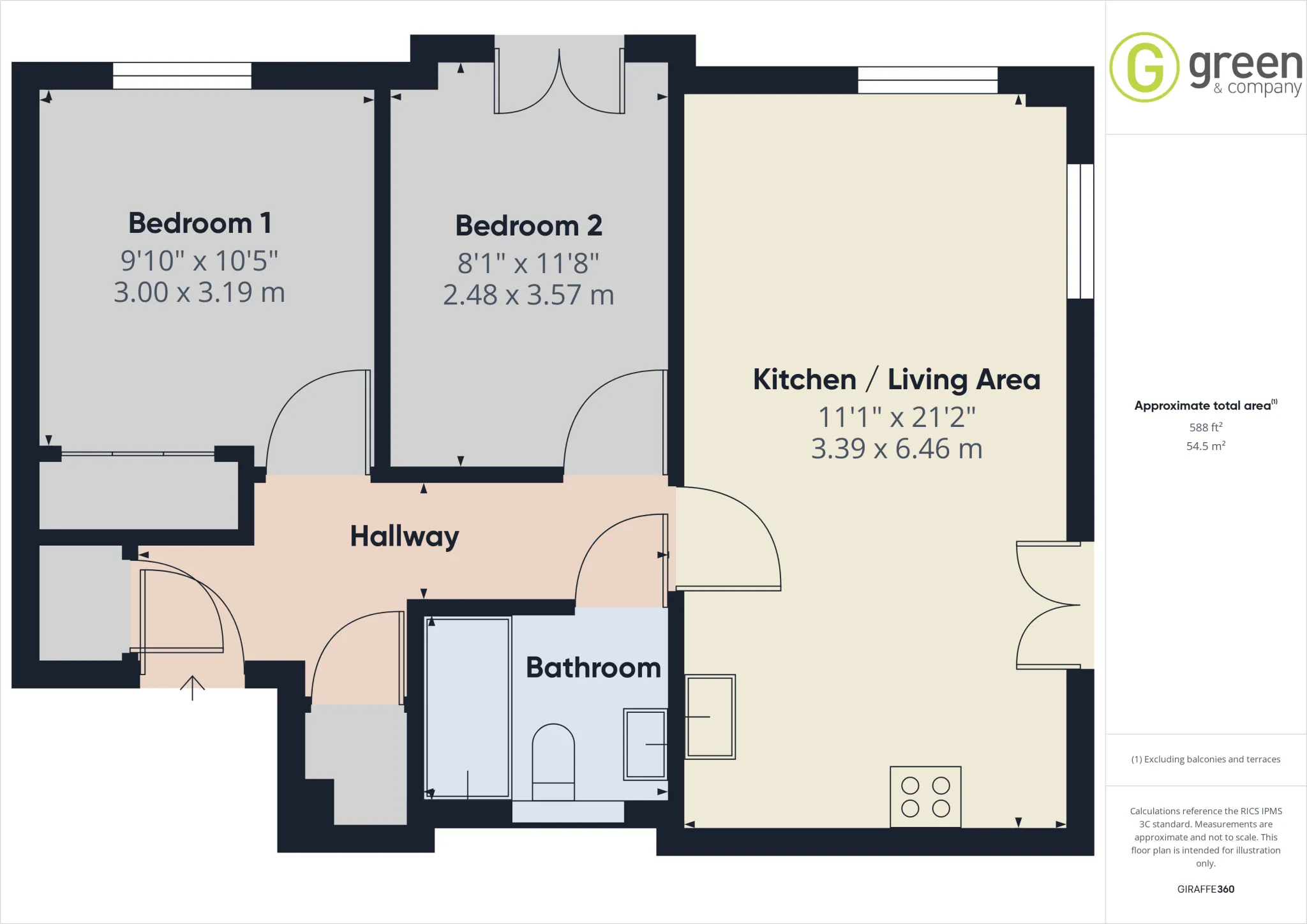 2 bed Apartment