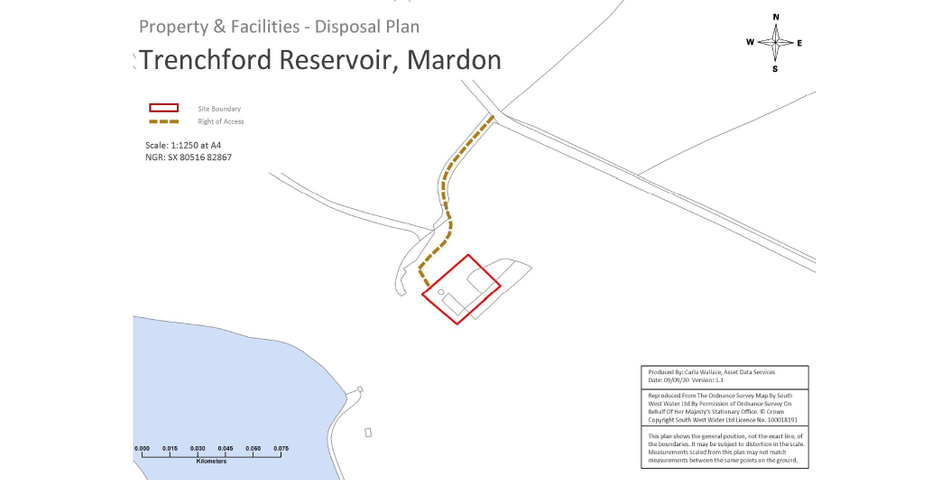 Mardon (ruin), Nr Trenchford Reservoir