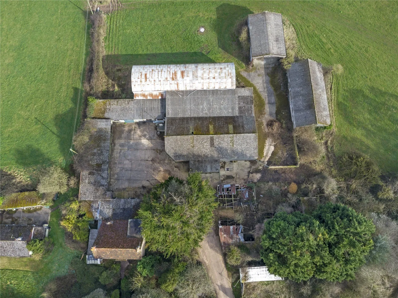 Barns and Farmhouse For Redevelopment, Henley, Langport, TA10