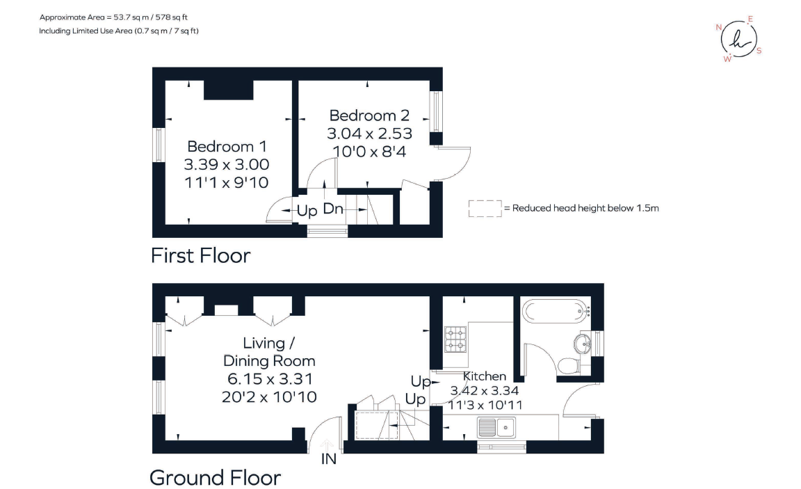 2 bed Semi-Detached