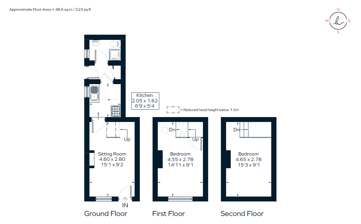 1 bed Character Property