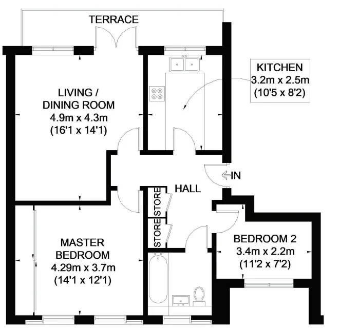 2 bed Apartment