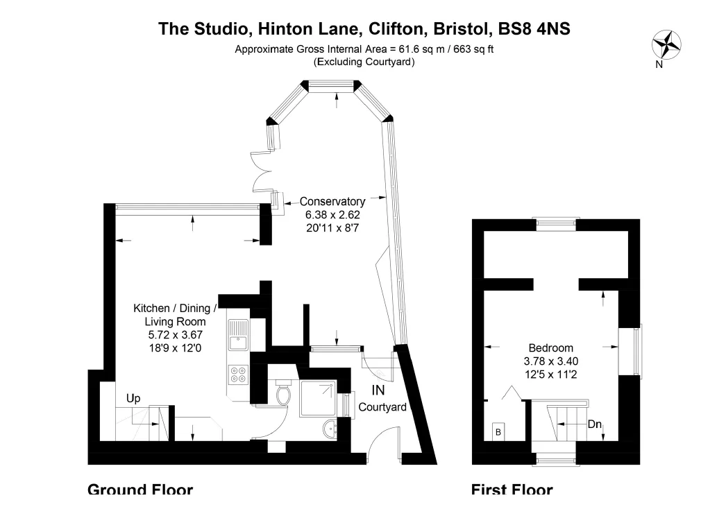 1 bed Semi-Detached