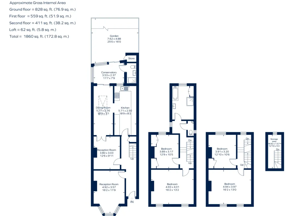 4 bed Terraced