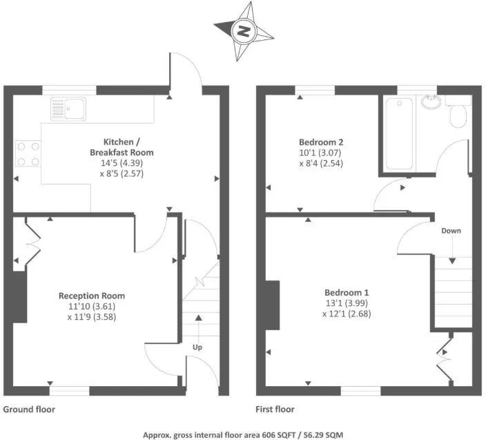 2 bed Terraced