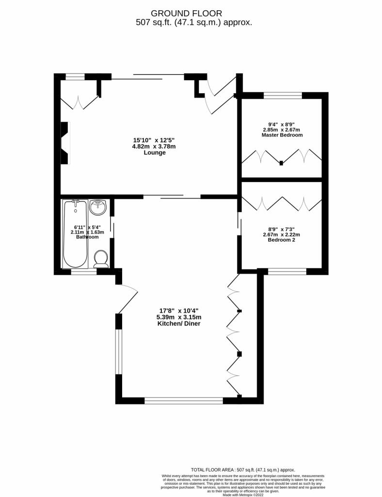 2 bed Terraced Bungalow