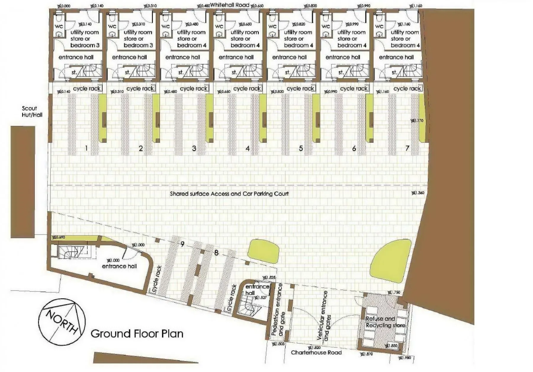 PLANNING FOR 9 HOUSES - WHITEHALL, 27 bedroom, Land - Building Plot - 29446591