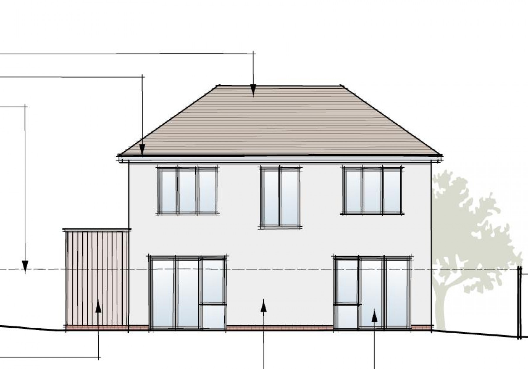 PLANNING GRANTED - 3 BED DETACHED HOUSE, 3 bedroom, Land - Building Plot - 27220570