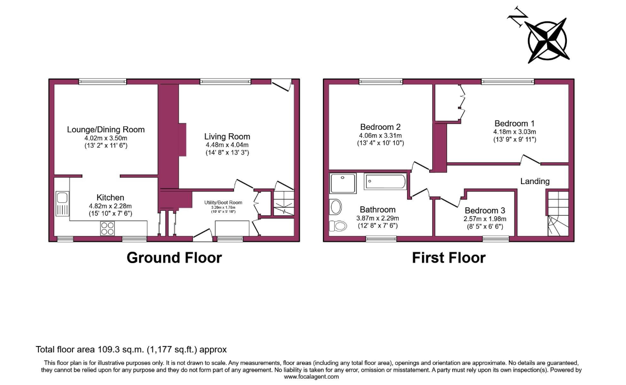 3 bed End of Terrace