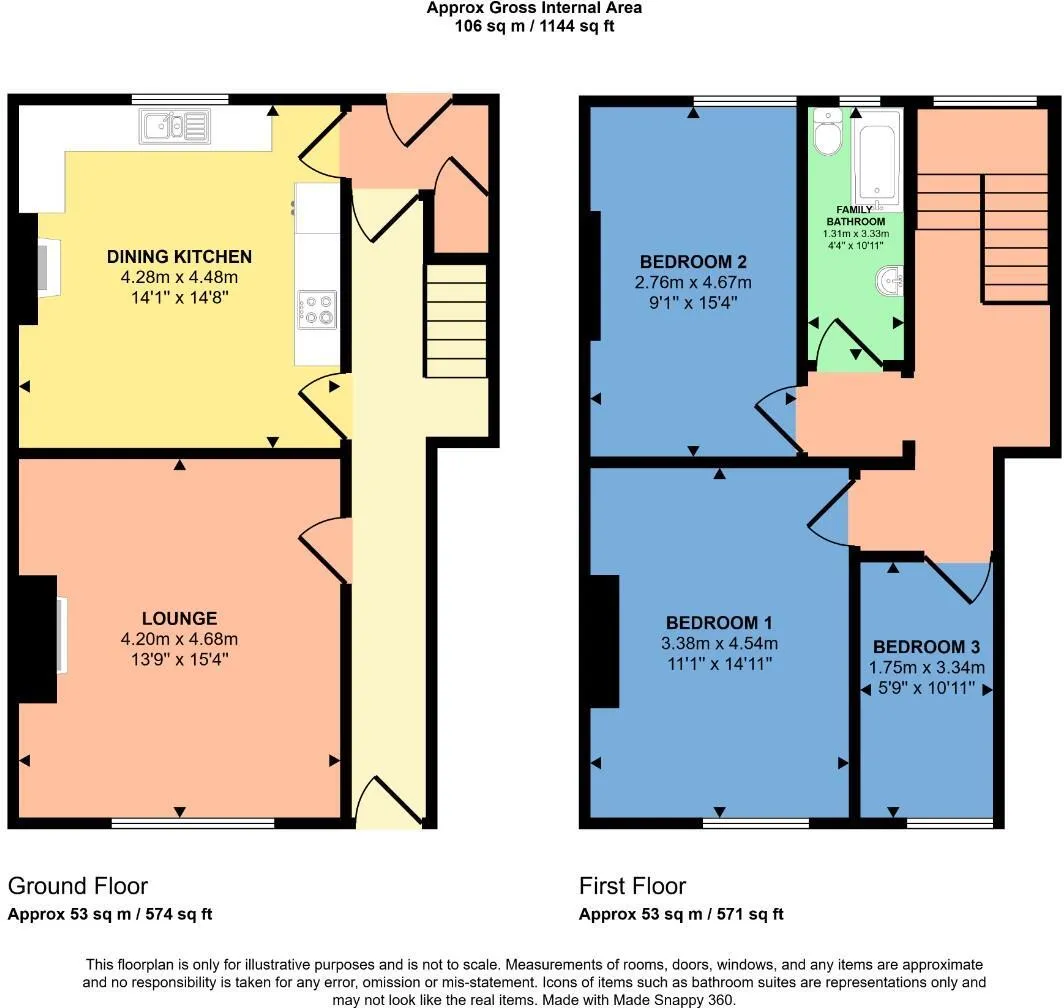 3 bed Semi-Detached