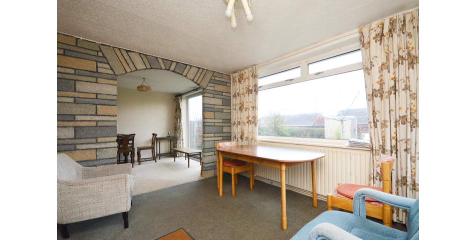 EXTENDED THREE BEDROOM SEMI-DETACHED BUNGALOW