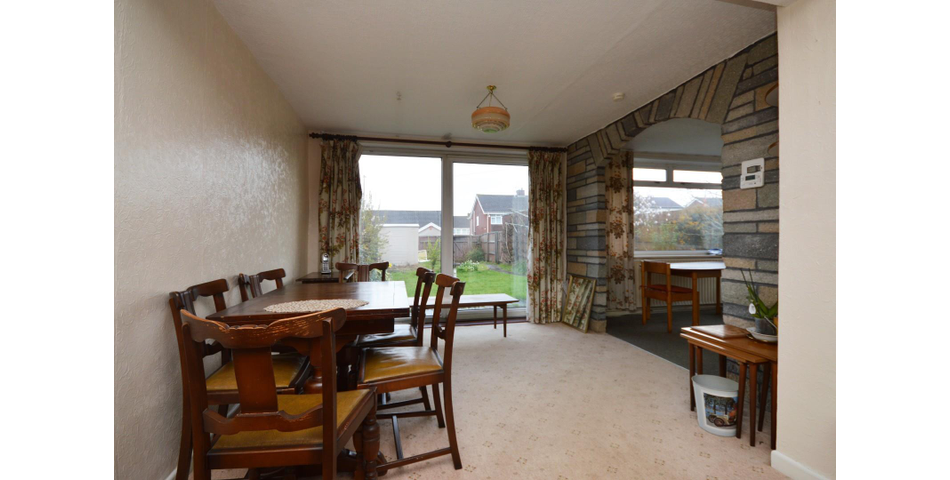 EXTENDED THREE BEDROOM SEMI-DETACHED BUNGALOW