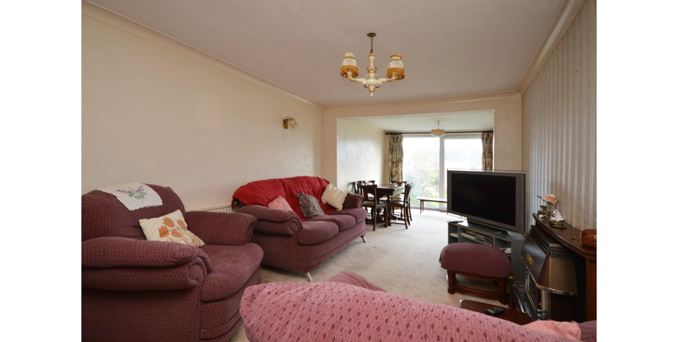 EXTENDED THREE BEDROOM SEMI-DETACHED BUNGALOW