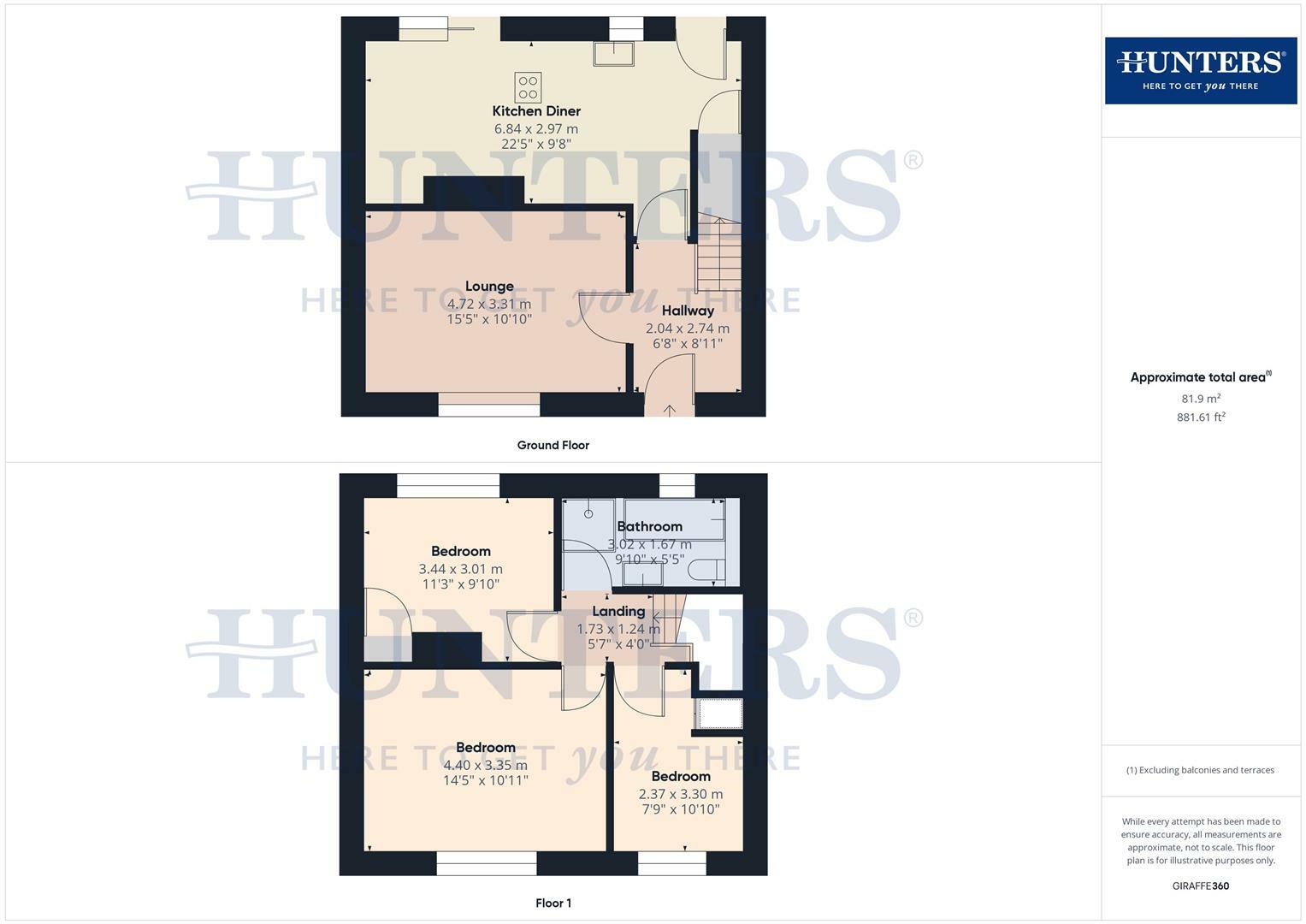 3 bed Terraced