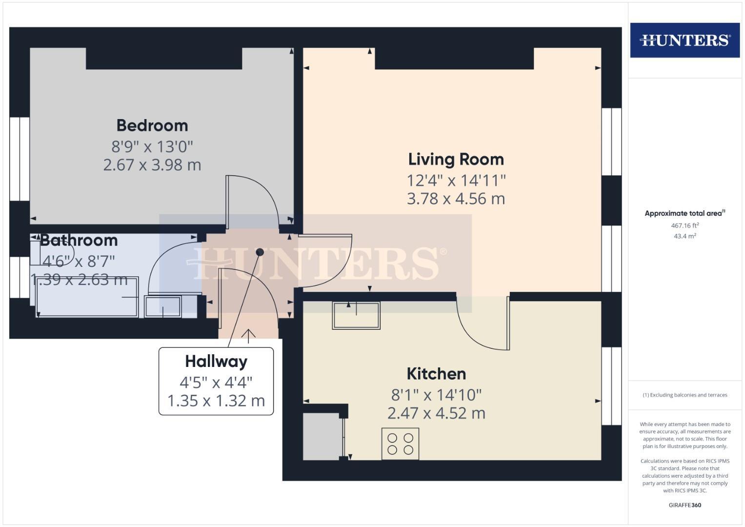 1 bed Apartment