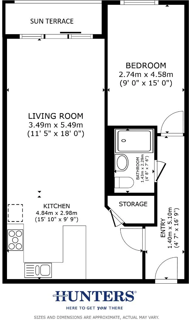 1 bed Apartment