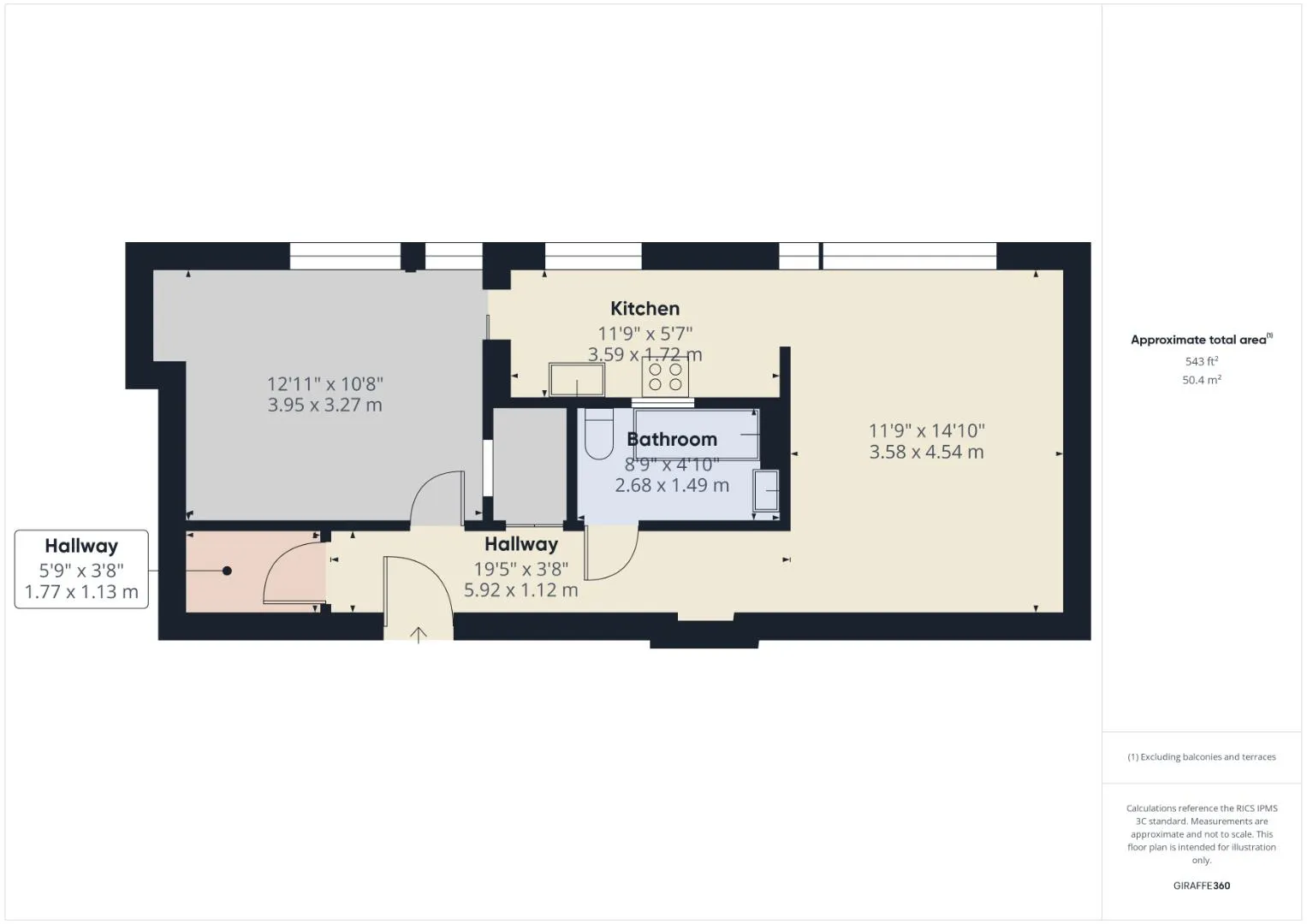1 bed Apartment