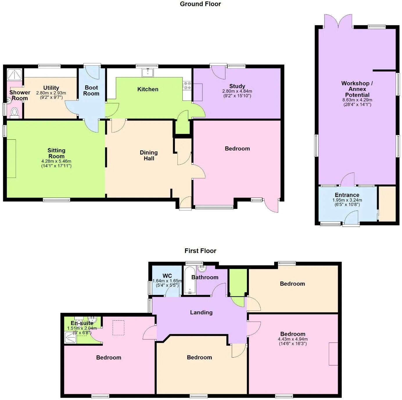 5 bed Detached