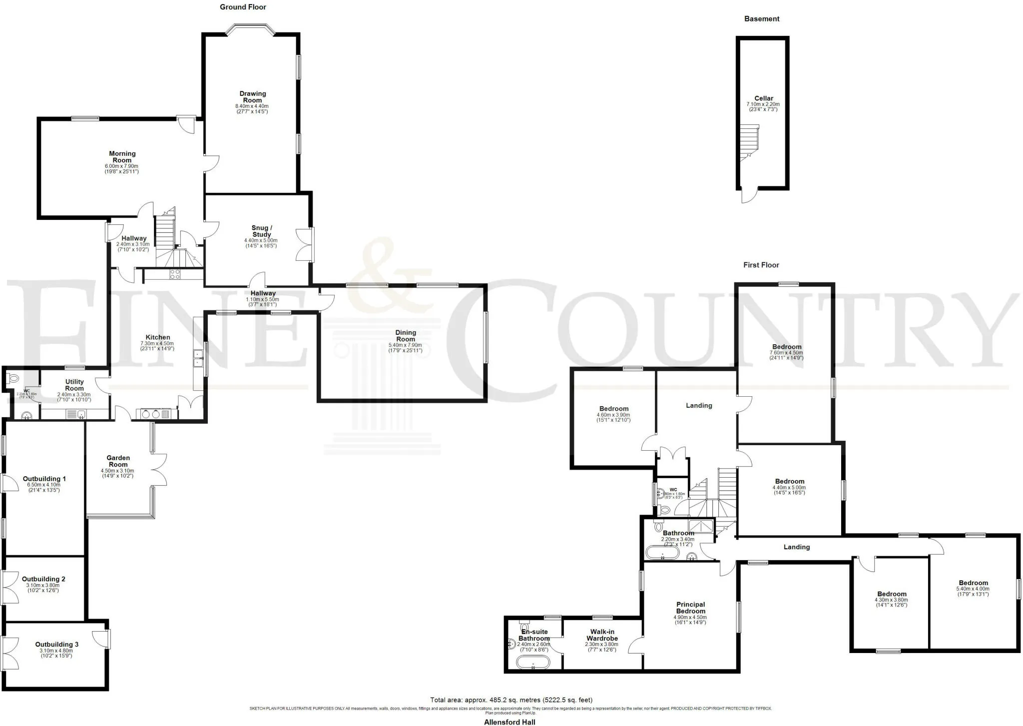 6 bed Character Property