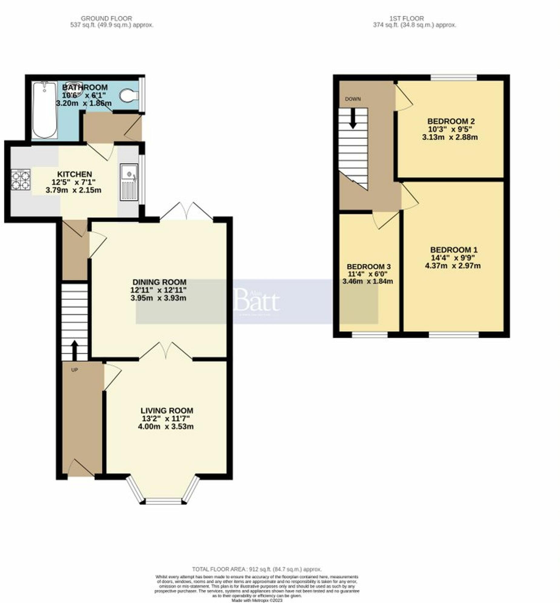 3 bed Terraced