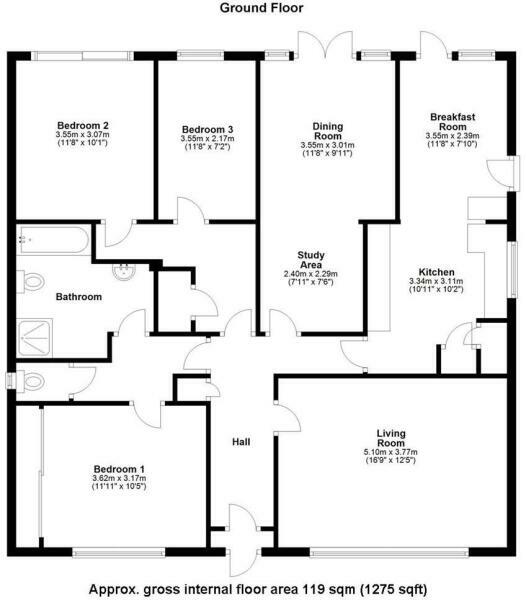 3 bed Detached Bungalow