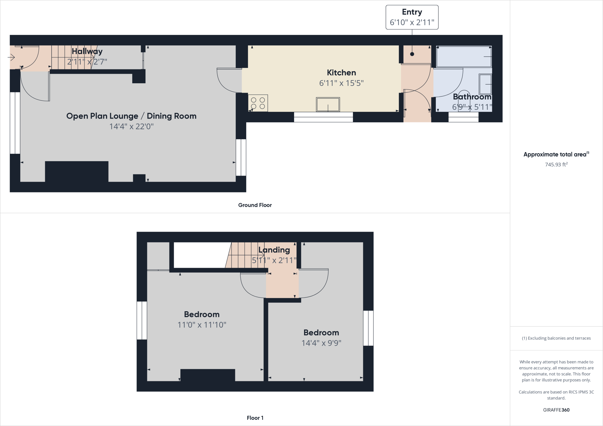 2 bed Terraced