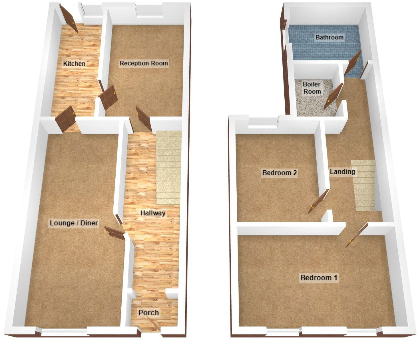 2 bed Terraced
