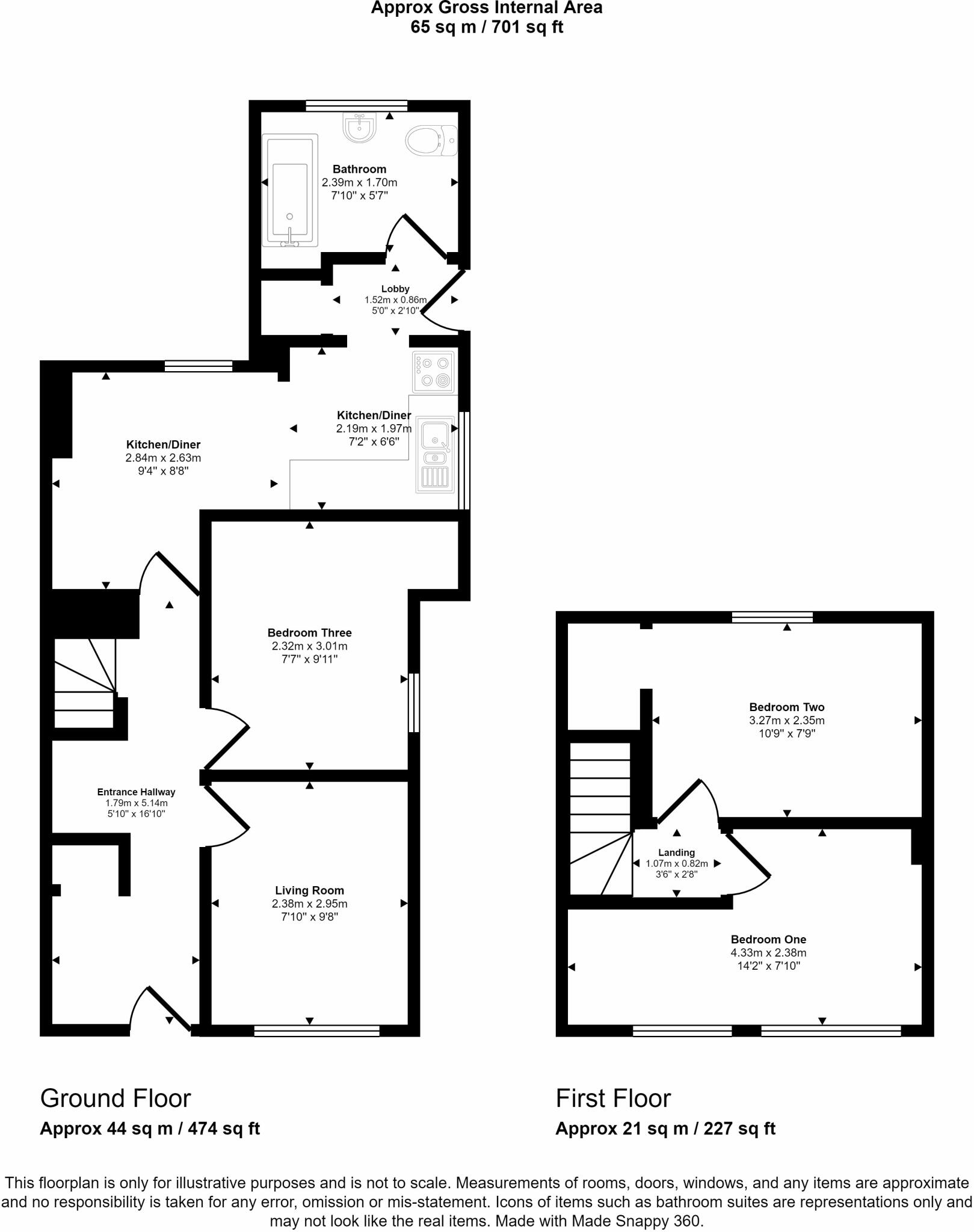 3 bed Semi-Detached