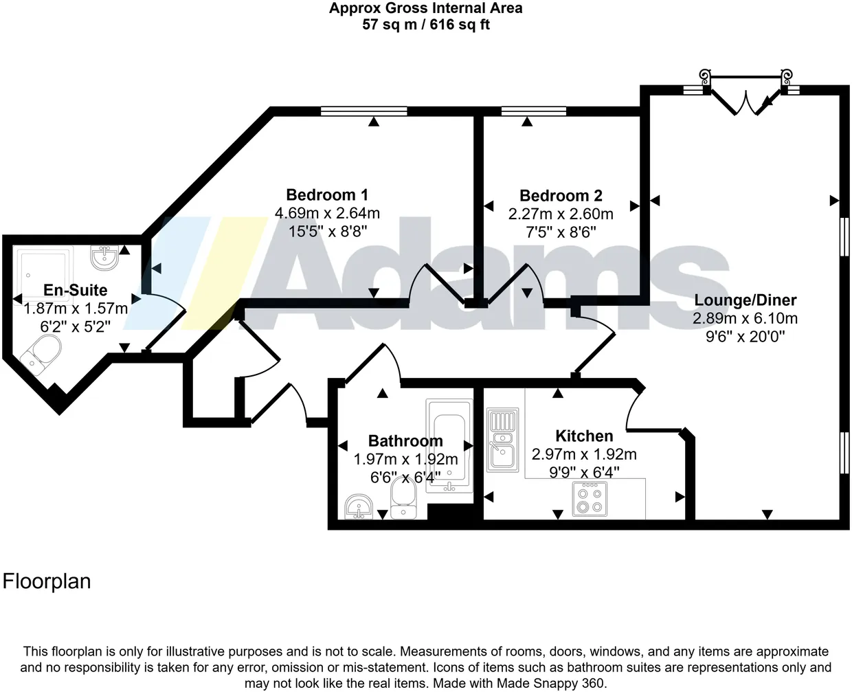 2 bed Apartment