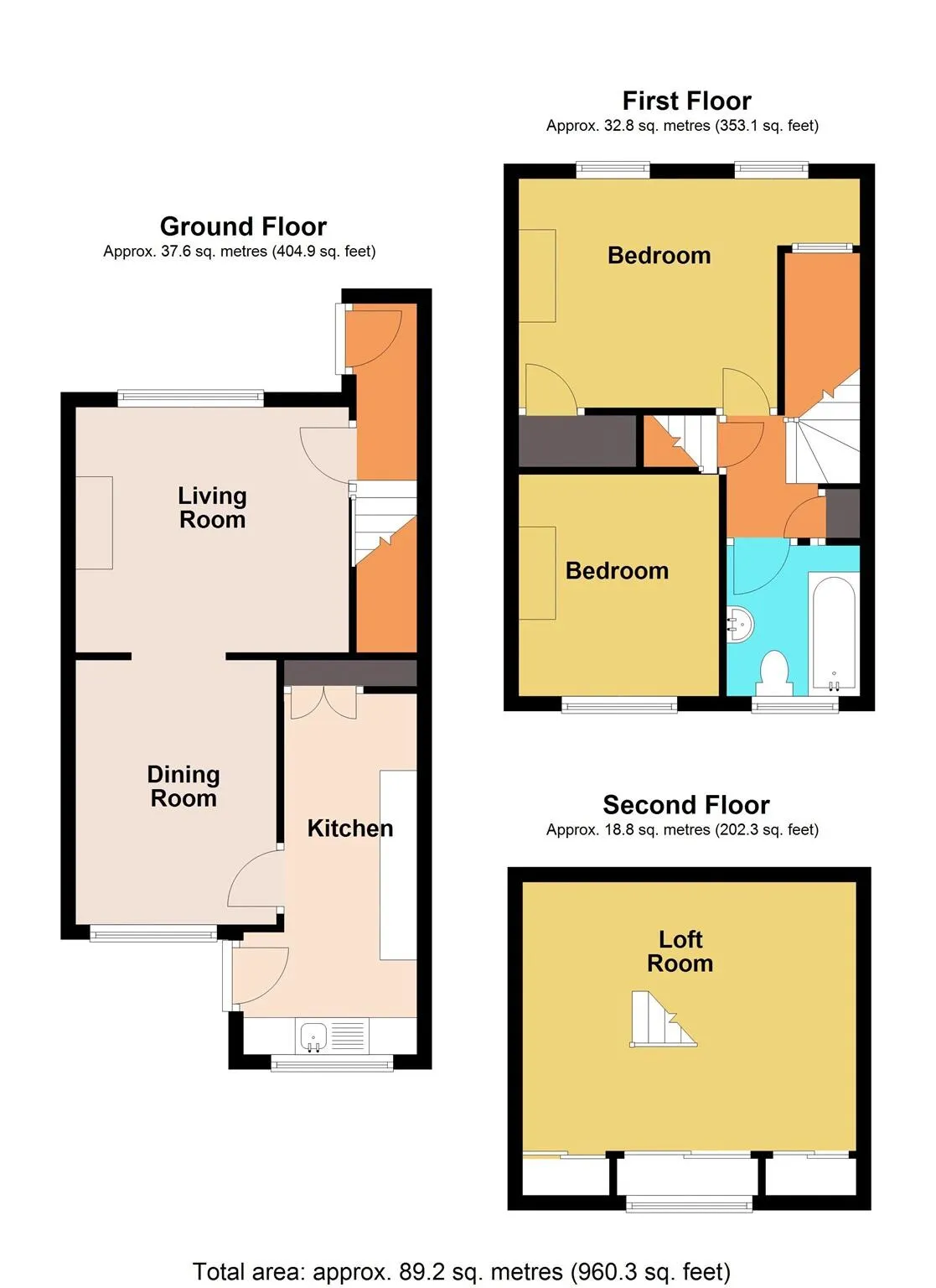 2 bed Terraced