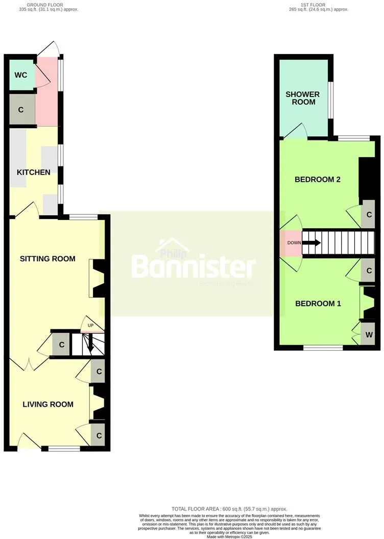 2 bed Terraced