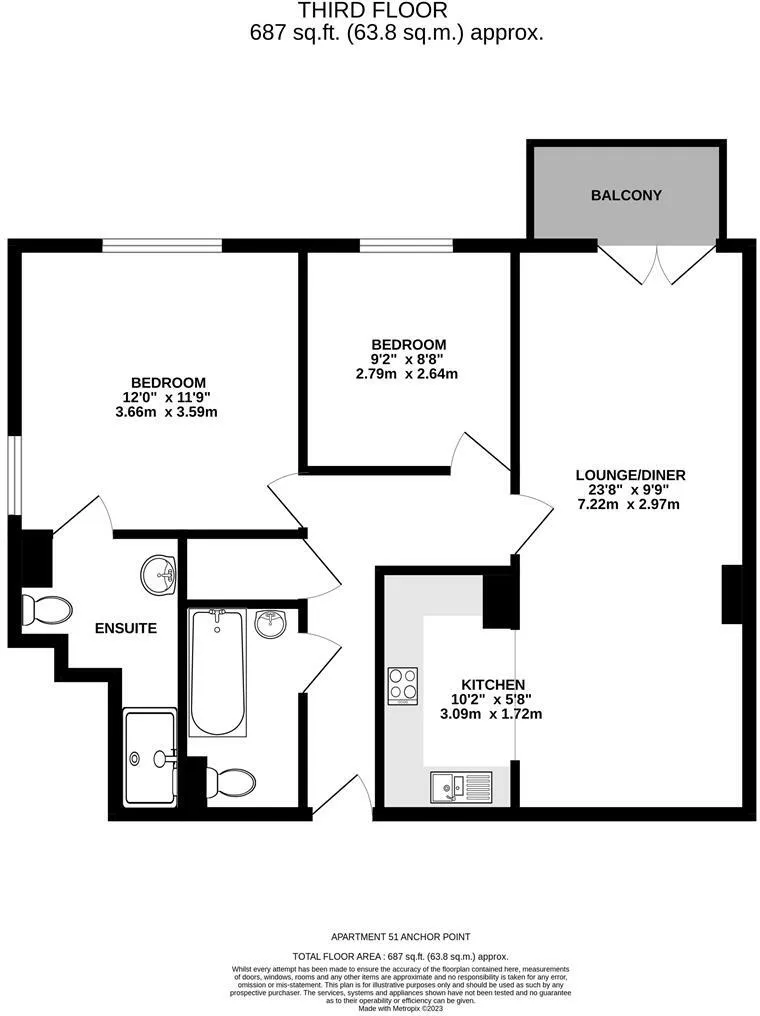 2 bed Apartment